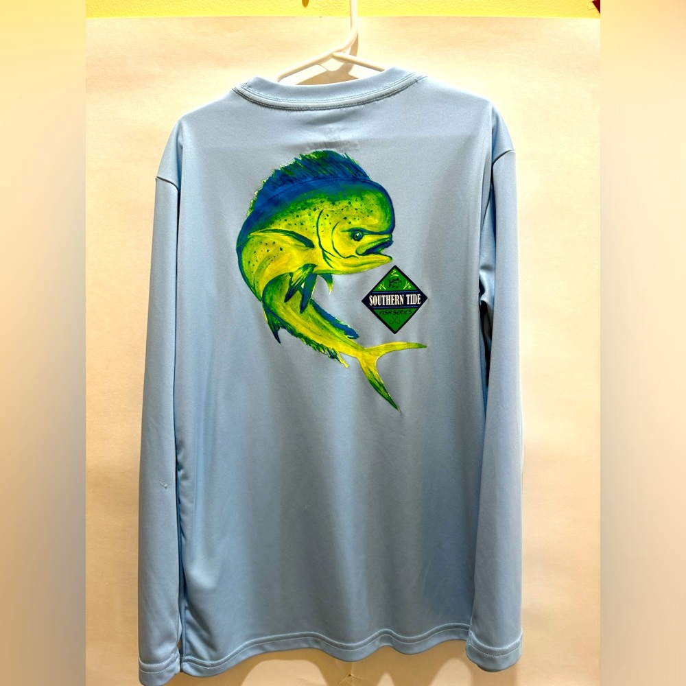 Youth southern tide long sleeve shirt size medium